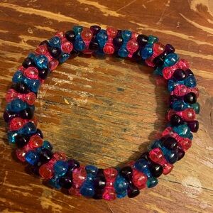 Bi pride  Beaded Bracelet